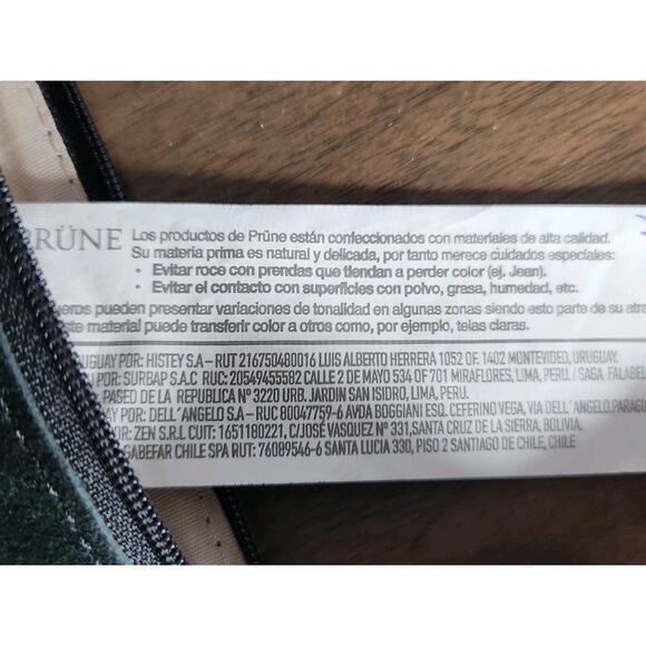 Prüne Leopard Print Haircalf Look Leather Suede Fringe Wristlet Bag Western Boho - Picture 9 of 10